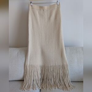 Zimmermann Kaleidoscope Fringed Maxi Skirt